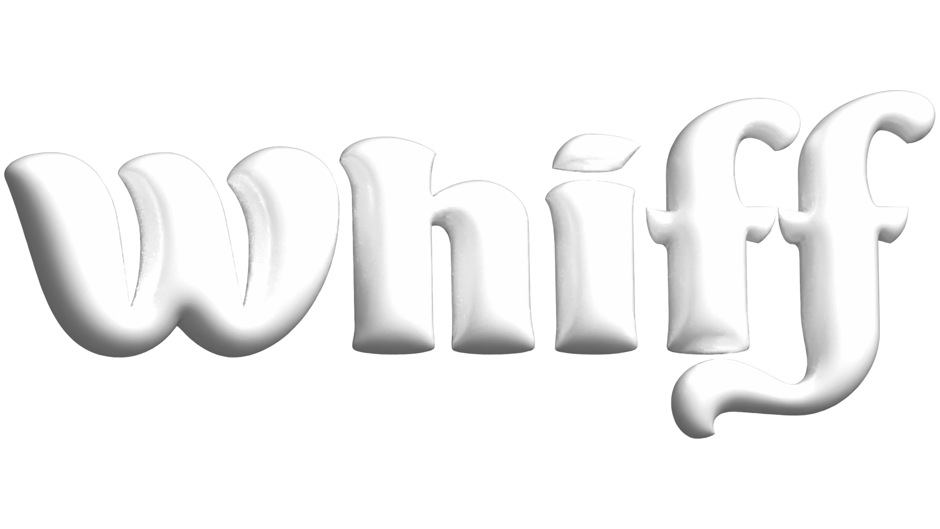 Whiff Terps Logo in White
